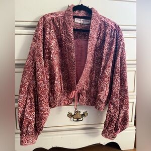 Free People floral patterned jacket